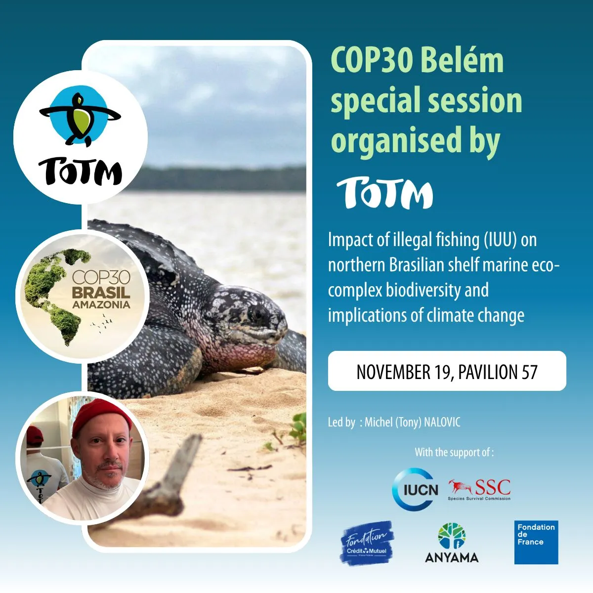 TOTM participe à la Conférence sur le climat COP30 à Belém